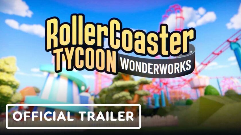 RollerCoaster Tycoon Wonderworks announcement trailer thumbnail