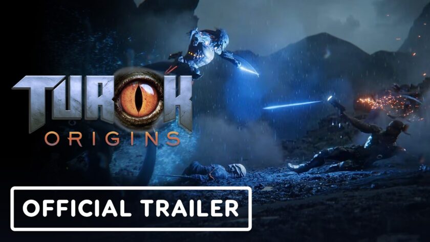 Turok Origins story trailer showing the Lost Lands and Xenia threat