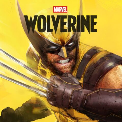 Marvel's Wolverine key art: Wolverine in his yellow and brown suit with claws extended, an Insomniac Games PS5 exclusive
