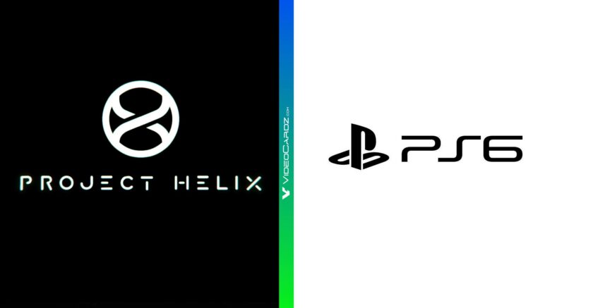 Project Helix and PS6 logos — the chips for Sony's and Microsoft's next consoles have reportedly completed tape-out