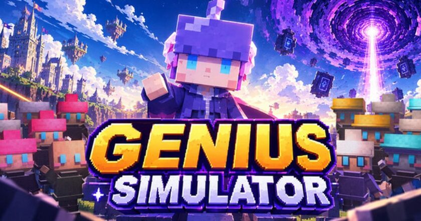 Genius Simulator — roguelike deckbuilder from Genius Simulator Studio, cover art