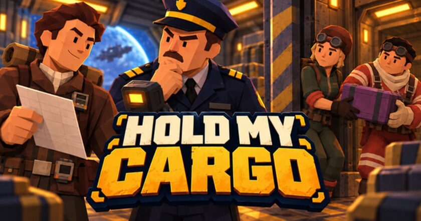 Hold My Cargo — first-person space-smuggling and trading simulation from Favera Studio, cover art