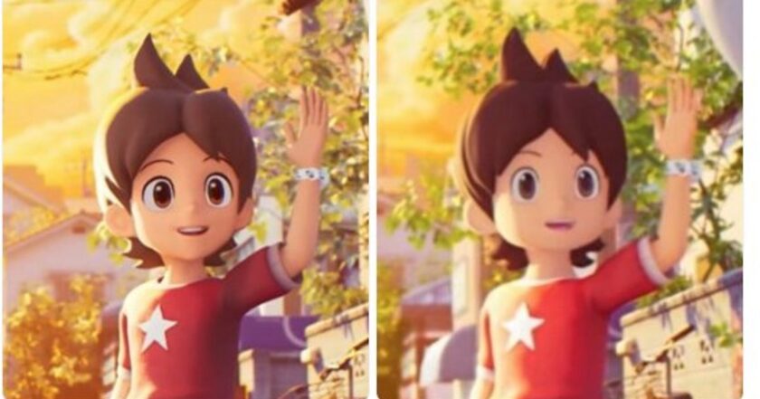 Side-by-side frames of a Level-5 character from the studio's recent digital showcase where CEO Akihiro Hino confirmed generative AI was used — the same AI-in-Japanese-games debate now measured by CESA's survey finding 85.8% of developers use generative AI