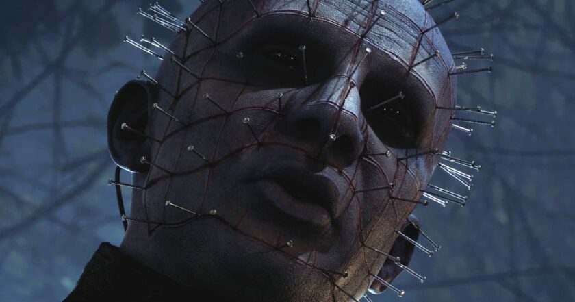 Hellraiser: Revival cover art — Pinhead and the Lament Configuration in Saber Interactive's first-ever Hellraiser game, with Doug Bradley briefly returning as the iconic villain