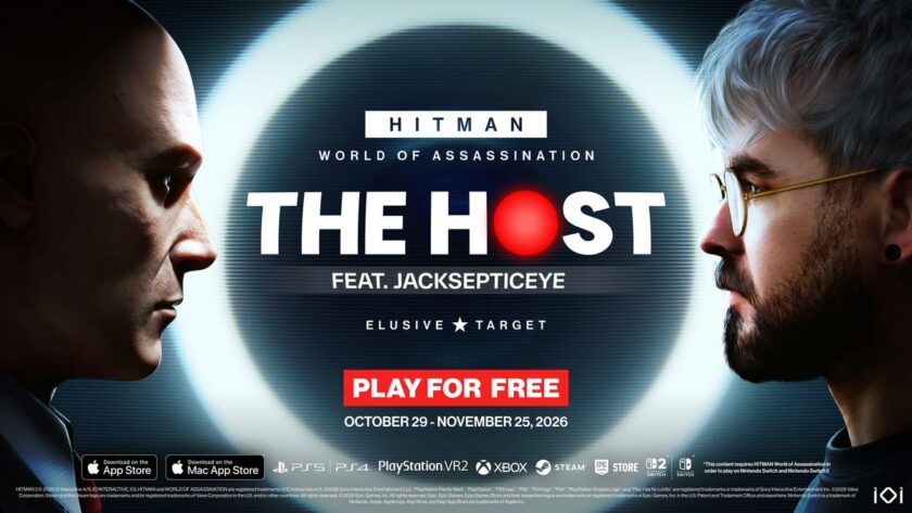 Hitman's Newest Elusive Target Is Jacksepticeye — 'I Can't Wait to See All the Creative Ways You Take Him Down' — cover image from UploadVR source (https://www.uploadvr.com/hitman-world-of-assassinations-latest-elusive-target-is)